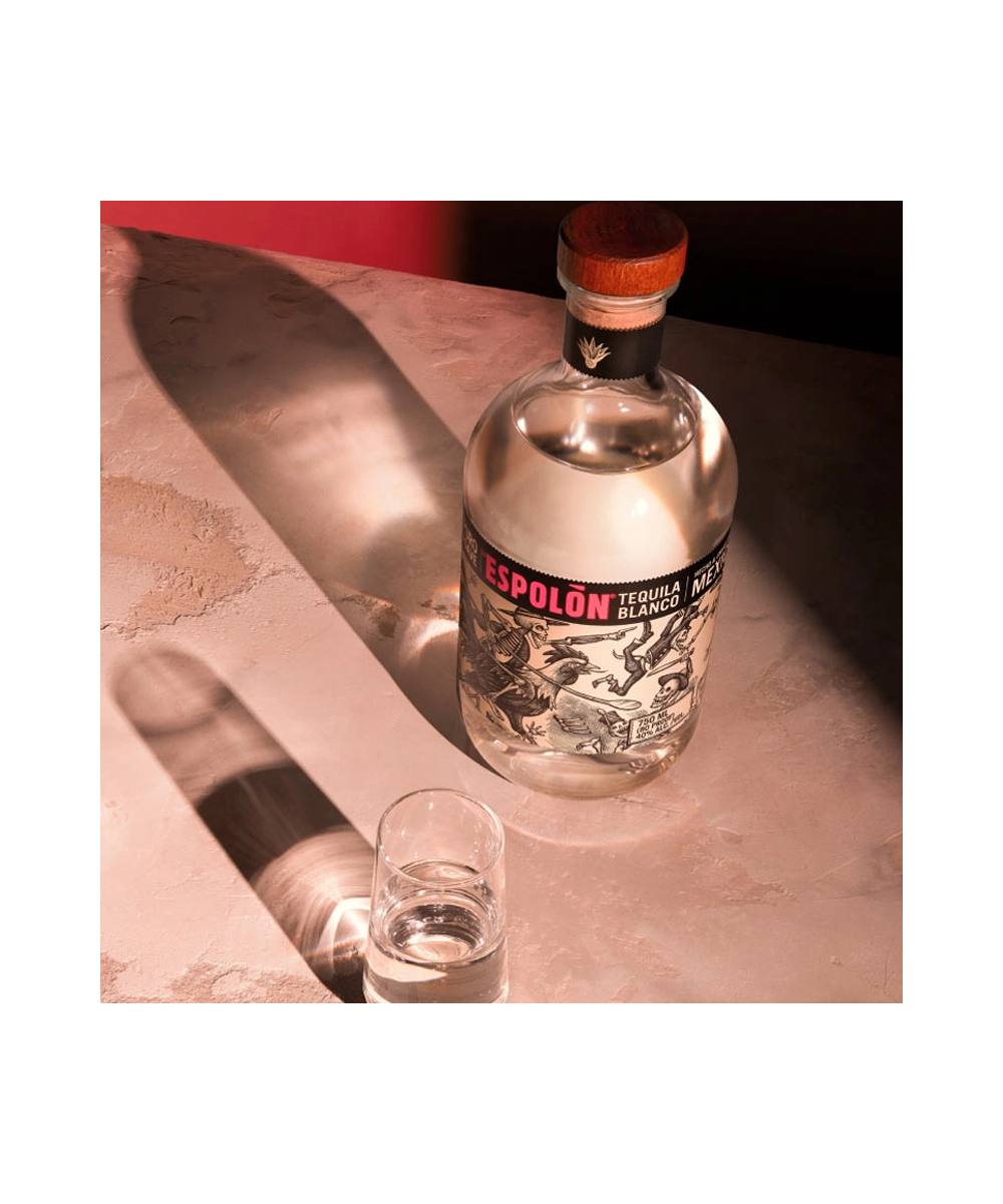 Tequila Espolón Blanco 100% Agave Azul