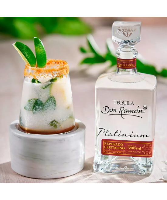 Tequila Don Ramon Reposado Cristalino Platinum